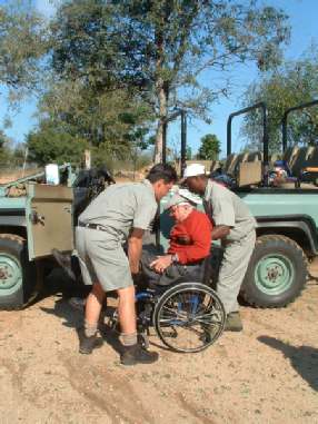 Gehandicapten-reizen-zuid-afrika, mindervaliden safari's