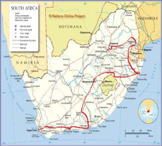 Goedkope Rondreis 19 dagen Zuid-Afrika